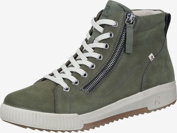 Bottines à lacets Rieker en vert : devant