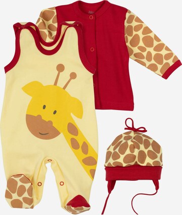 Baby Sweets Set ' Baby Giraffe ' in Rot: predná strana