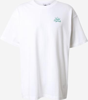 ADIDAS ORIGINALS T-Shirt 'OUTLINE PALM' in Weiß: Vorderseite