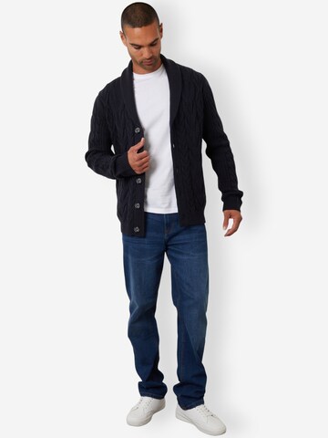 Threadbare Strickjacke 'Finchley' in Blau