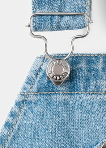 MANGO Regular Jean Overalls 'Petomum' in Blue