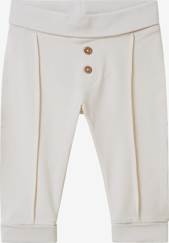 Noppies Slimfit Spodnie 'Taneytown' w kolorze biały: przód