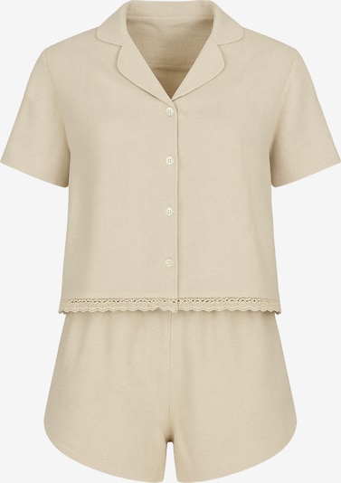 C&City Set: Bluse und Shorts in beige, Produktansicht