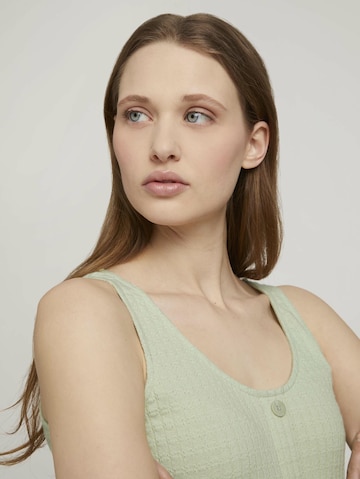 TOM TAILOR DENIM Top in Green