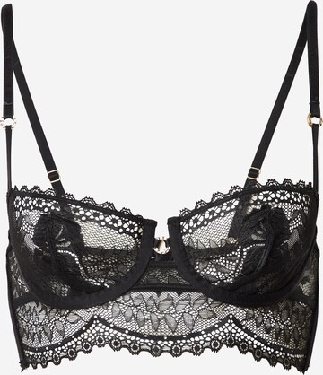 ETAM Bralette Bra 'INDOMPTEE' in Black: front