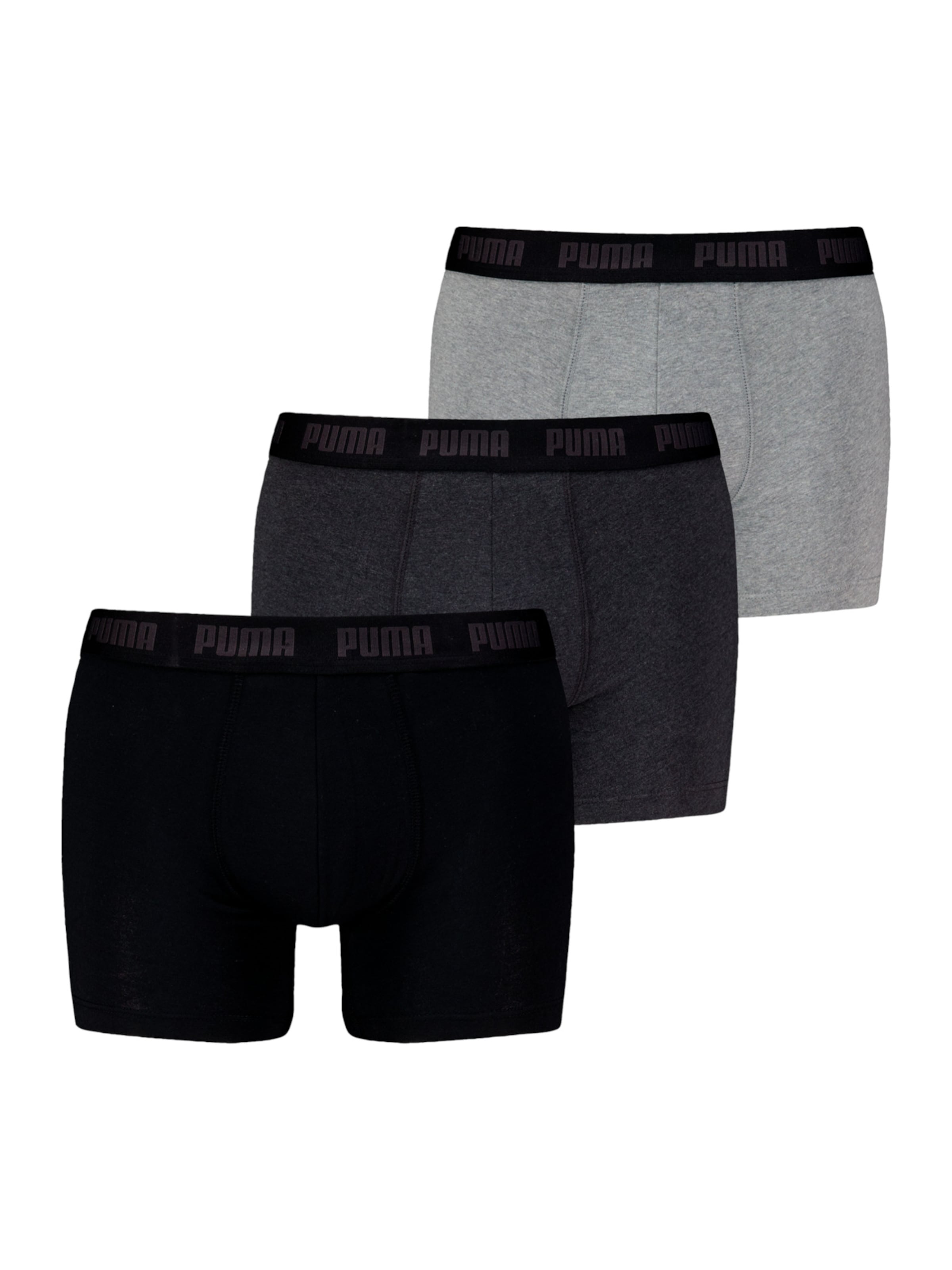 szürke / fekete PUMA Boxeralsók, Termék nézet