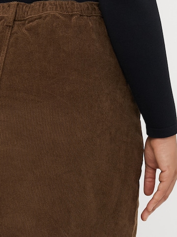 Jupe 'CARAMAZING' ONLY Carmakoma en marron