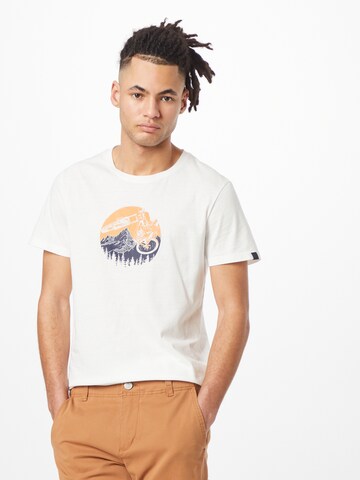 Ragwear T-shirt 'SEVY REMAKE' i vit: framsida