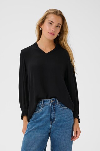 Kaffe - Blusa 'Liv' em preto: frente