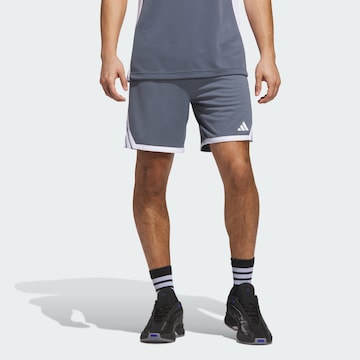 ADIDAS PERFORMANCE Loose fit Sports trousers '3G Speed' in Grey: front