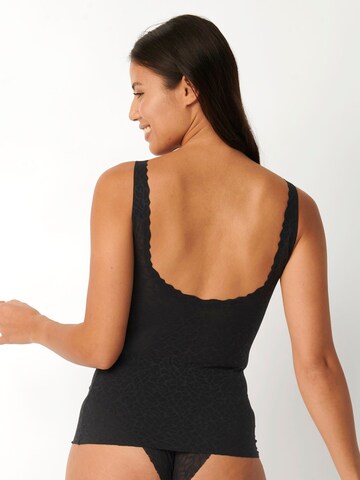 SLOGGI Bustier Bustier ' Zero Feel Lace 2.0 Bra Shirt ' in Schwarz