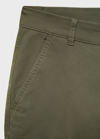MANGO TEEN Regular Pants in Green