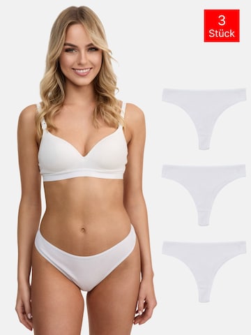 Tazzio Thong 'F933' in White: front