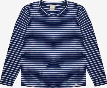 greenjama Pyjama lang 'Ringel' in Blau: Vorderseite