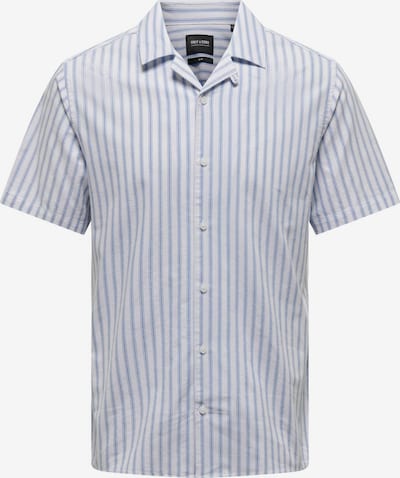 Marškiniai 'ALVARO' iš Only & Sons, spalva – mėlyna / balta, Prekių apžvalga