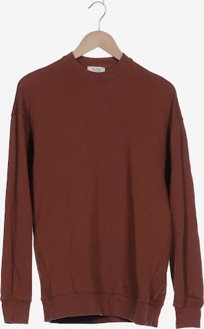 COS Sweatshirt & Zip-Up Hoodie in XS in Brown: front