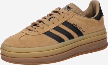 ADIDAS ORIGINALS Низкие кроссовки 'Gazelle Bold' в Коричневый: спереди