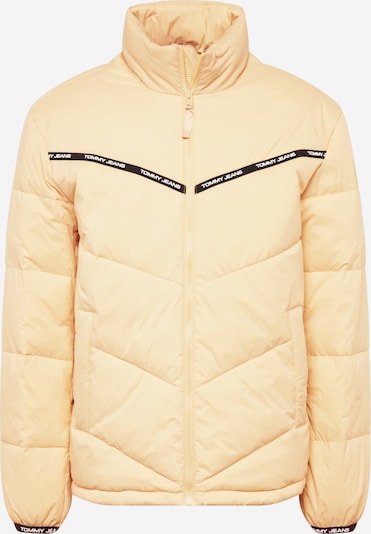 Tommy Jeans Χειμερινό μπουφάν σε σαμπάνια / μαύρο / λευκό, Άποψη προϊόντος