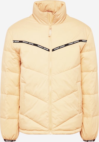 Giacca invernale di Tommy Jeans in beige: frontale