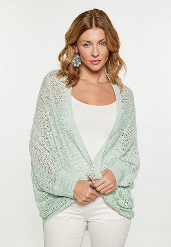 usha FESTIVAL Knit cardigan in Green: front