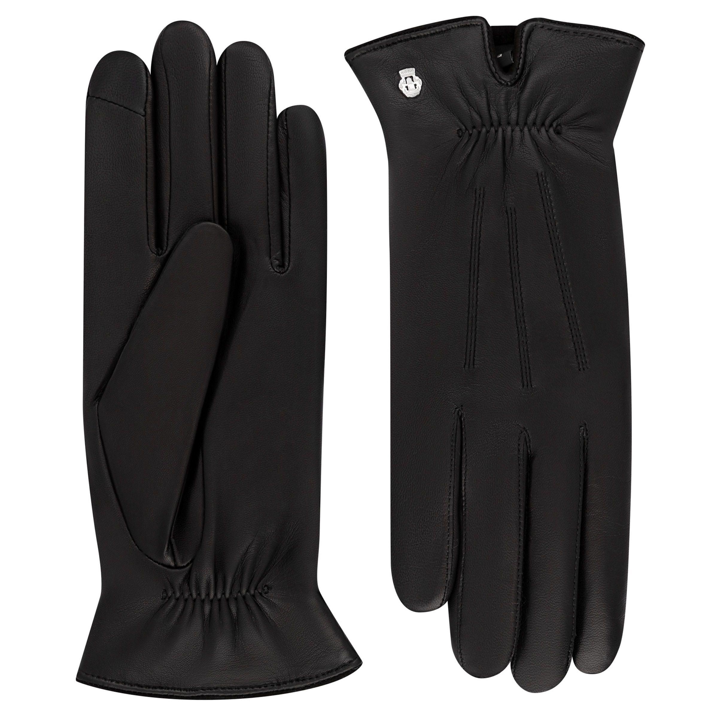 Roeckl Vingerhandschoenen 'ANTWERPEN TOUCH' in Zwart: voorkant