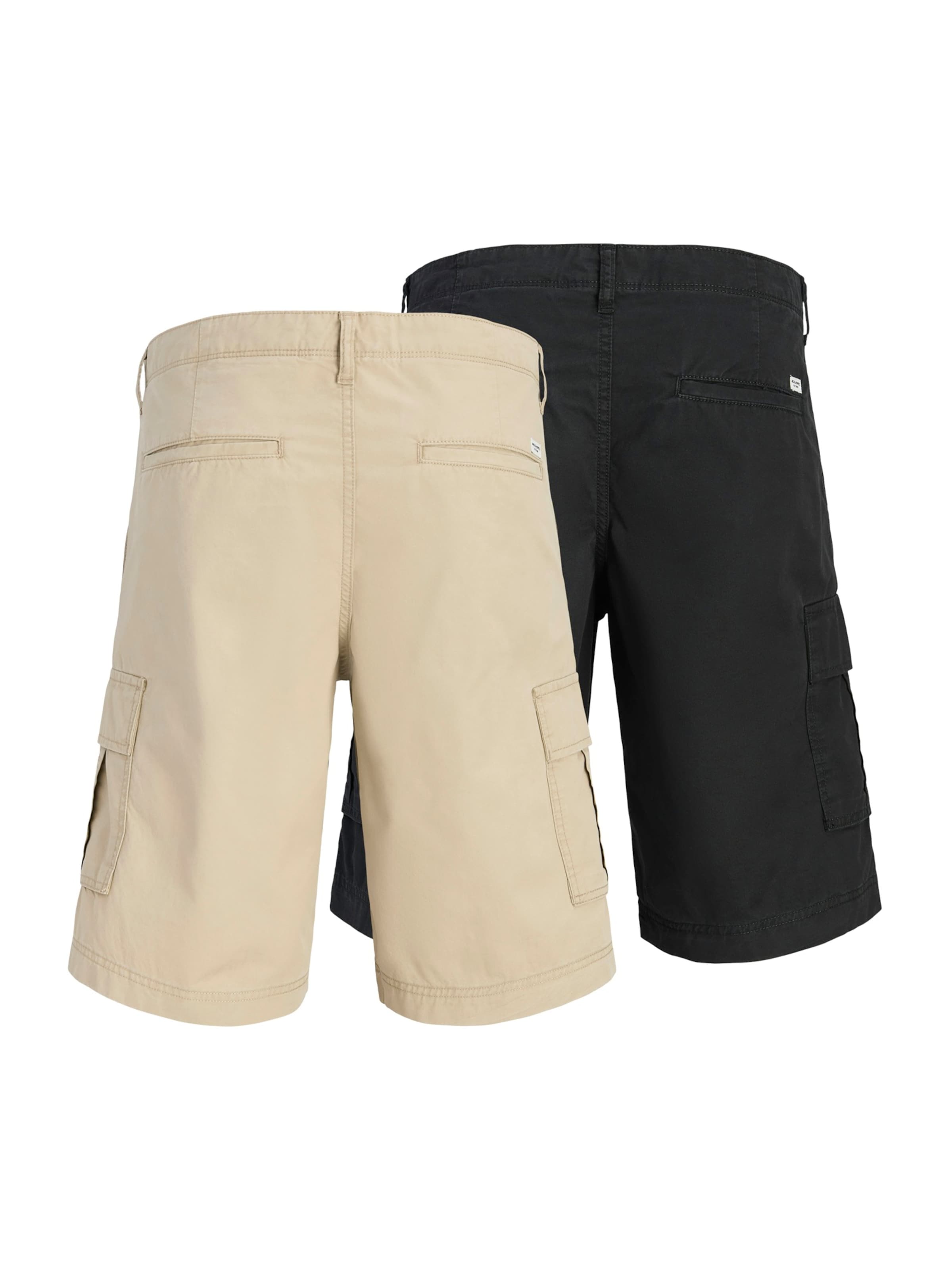 JACK & JONES Regular Cargo Pants 'JPSTCOLE MATTY' in Beige