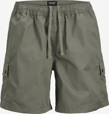 JACK & JONES Wide Leg Gargohousut 'JPSTBILL' värissä vihreä: etupuoli