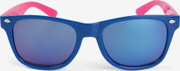 styleBREAKER Sunglasses 'Kinder Sonnenbrille Nerd Style' in Blue: front