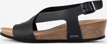 Bayton Sandal 'Salamanque' i svart: framsida