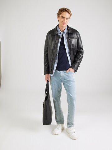 bugatti Shirt in Blauw