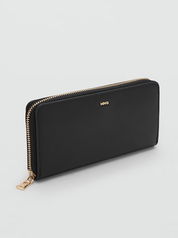 MANGO Denarnica 'MARTES' | črna barva