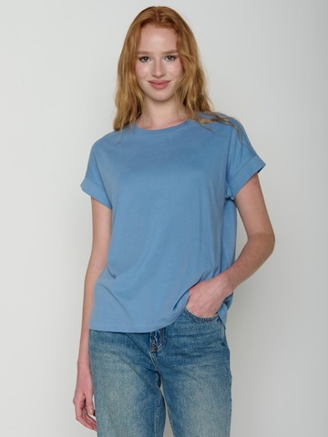 GREENBOMB T-Shirt 'Loony Basic' in Blau: Vorderseite