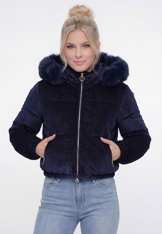 Veste d’hiver CHUBBA en bleu : devant
