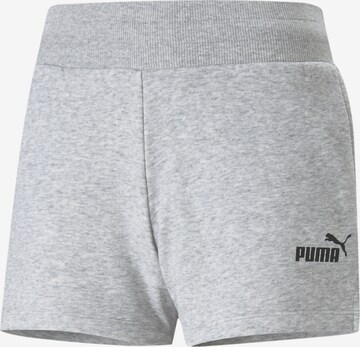 PUMA Workout Pants in Grey: front