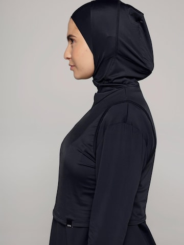 SIYA Swimwear T-shirt Badpak 'Hijab' in Zwart