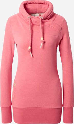 Sweat-shirt 'Neska' Ragwear en rose : devant