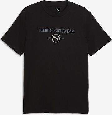 T-Shirt fonctionnel PUMA en noir : devant
