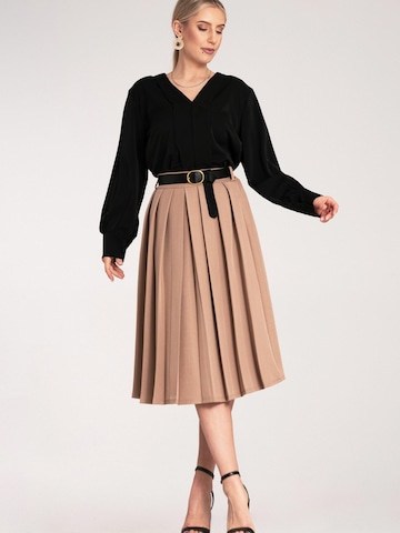 Gonna 'M1154' di Figl in beige