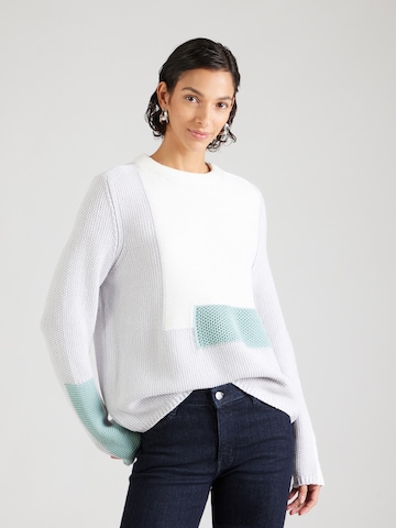Pullover di monari in bianco: frontale