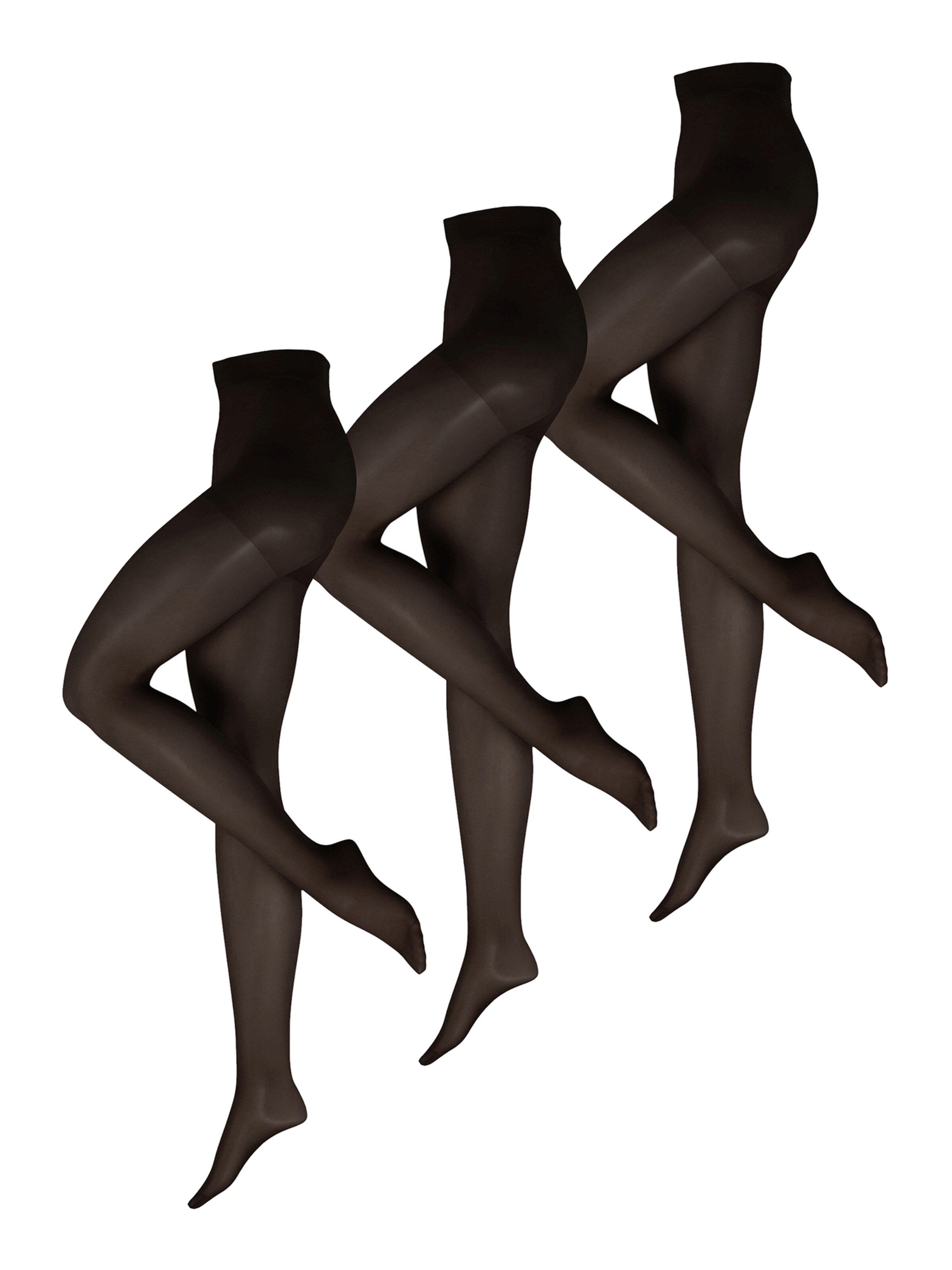 Nur Die Feinstrumpfhose 'Fit in Form' in Schwarz: Vorderseite