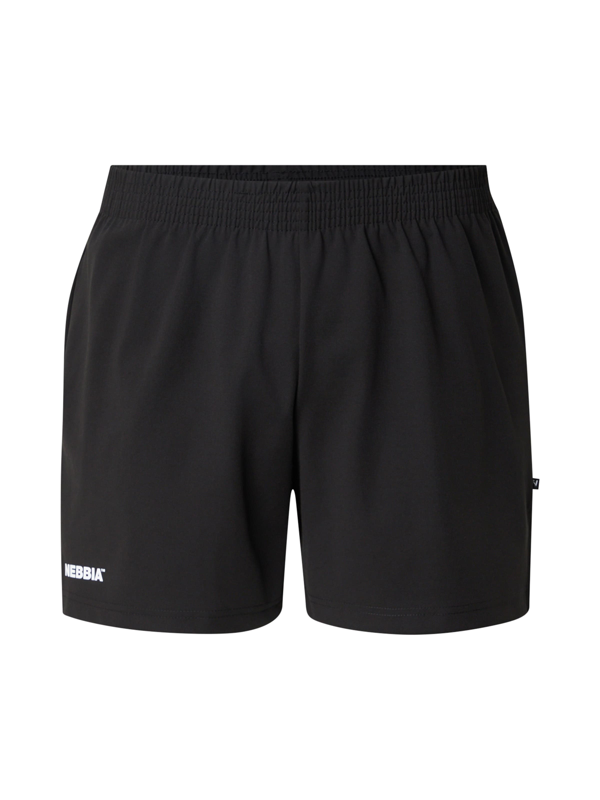 NEBBIA regular Sportsbukser 'POWER 902' i sort: forside