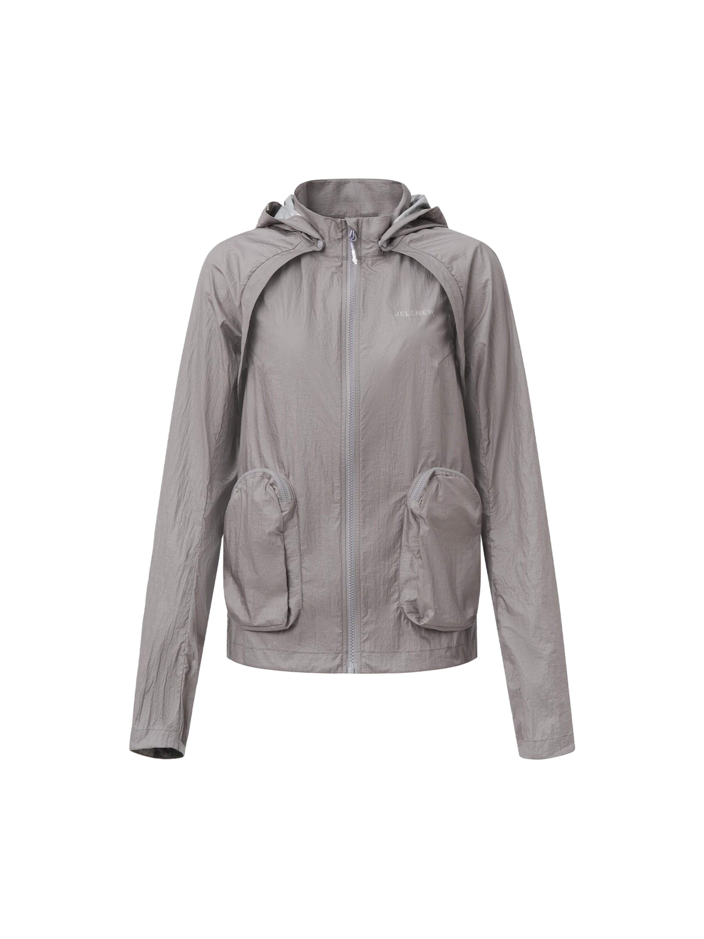 Veste mi-saison 'Mont Blanc 2-in-1 Jacket' Jelenew en gris : devant