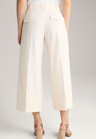 JOOP! Wide leg Pleat-Front Pants in White