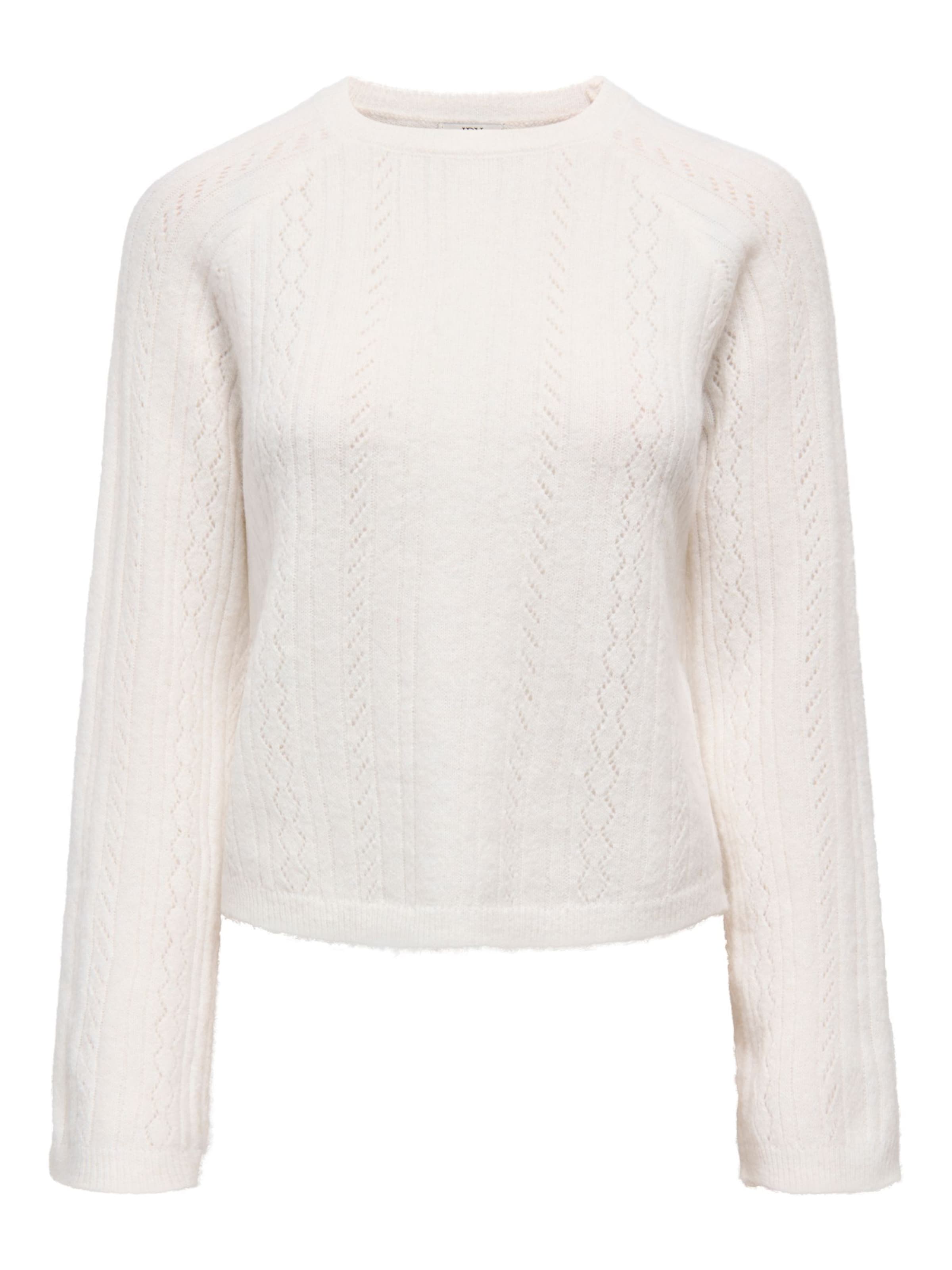 JDY Sweater 'JDYApril' in White: front