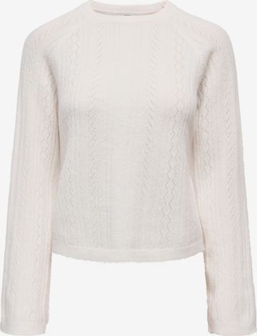 JDY Pullover 'JDYApril' i hvid: forside