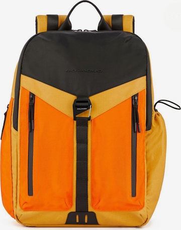 Piquadro Backpack 'Spike' in Orange: front