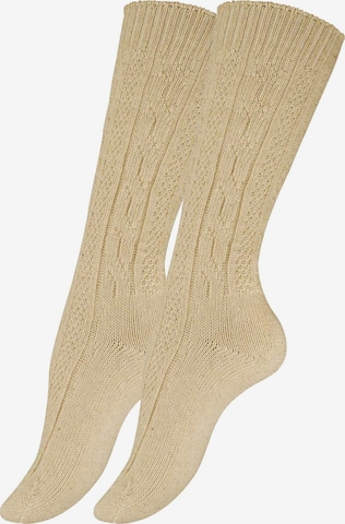 Cotton Prime - Meias em bege: frente