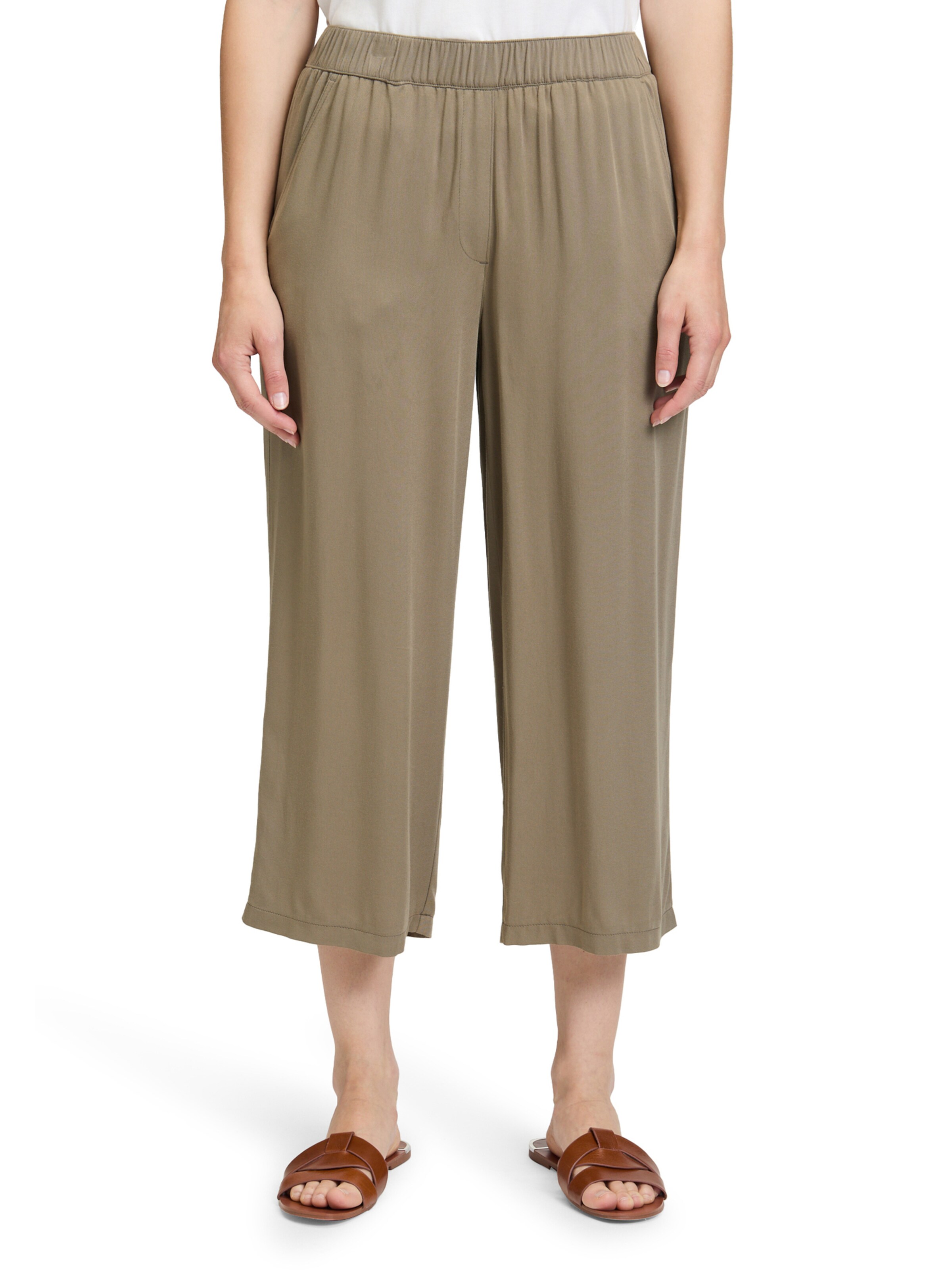 Betty Barclay Loosefit Hose in Beige: Vorderseite