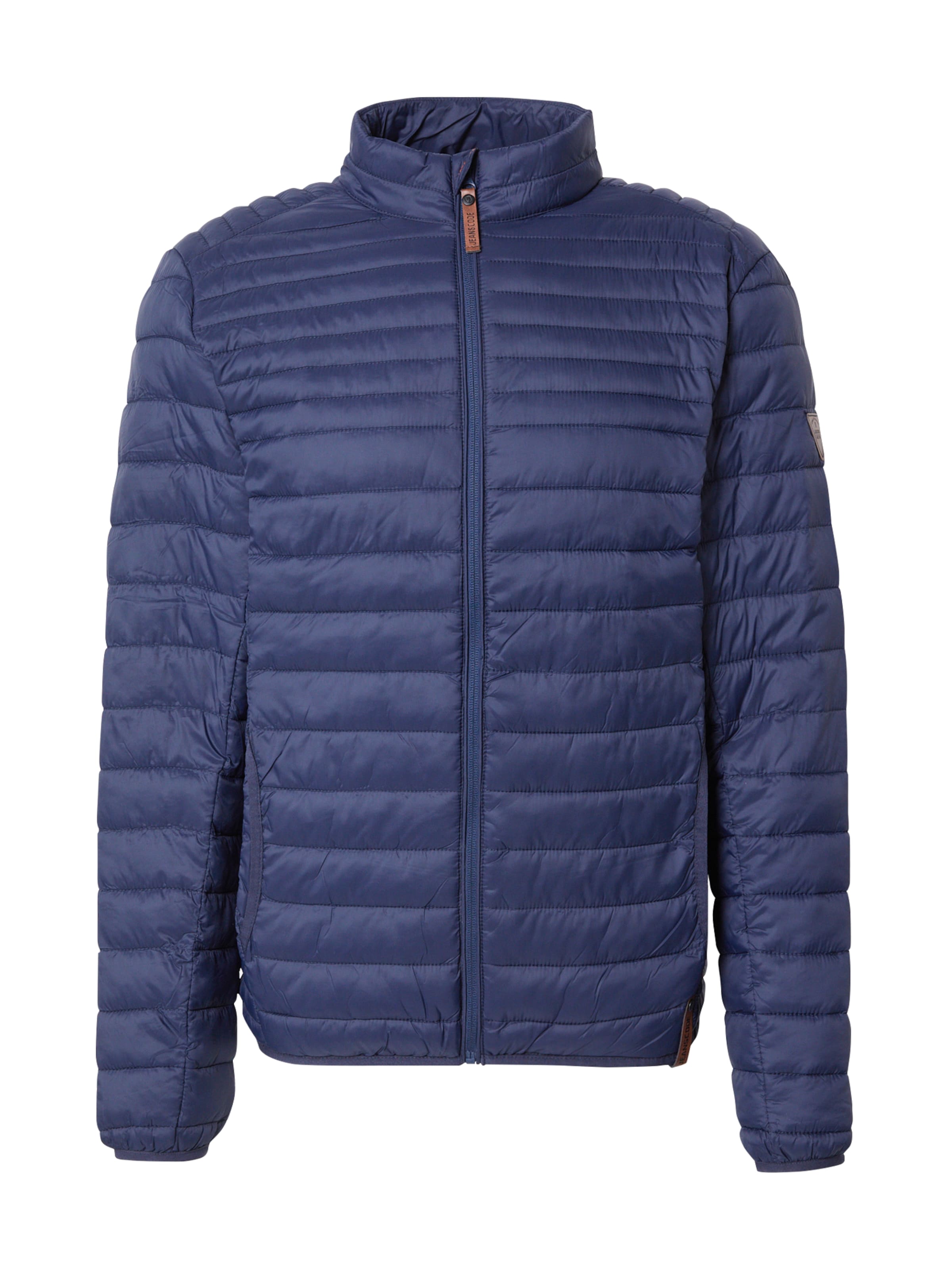 INDICODE JEANS Преходно яке &#x27;Islington&#x27; в синьо: отпред