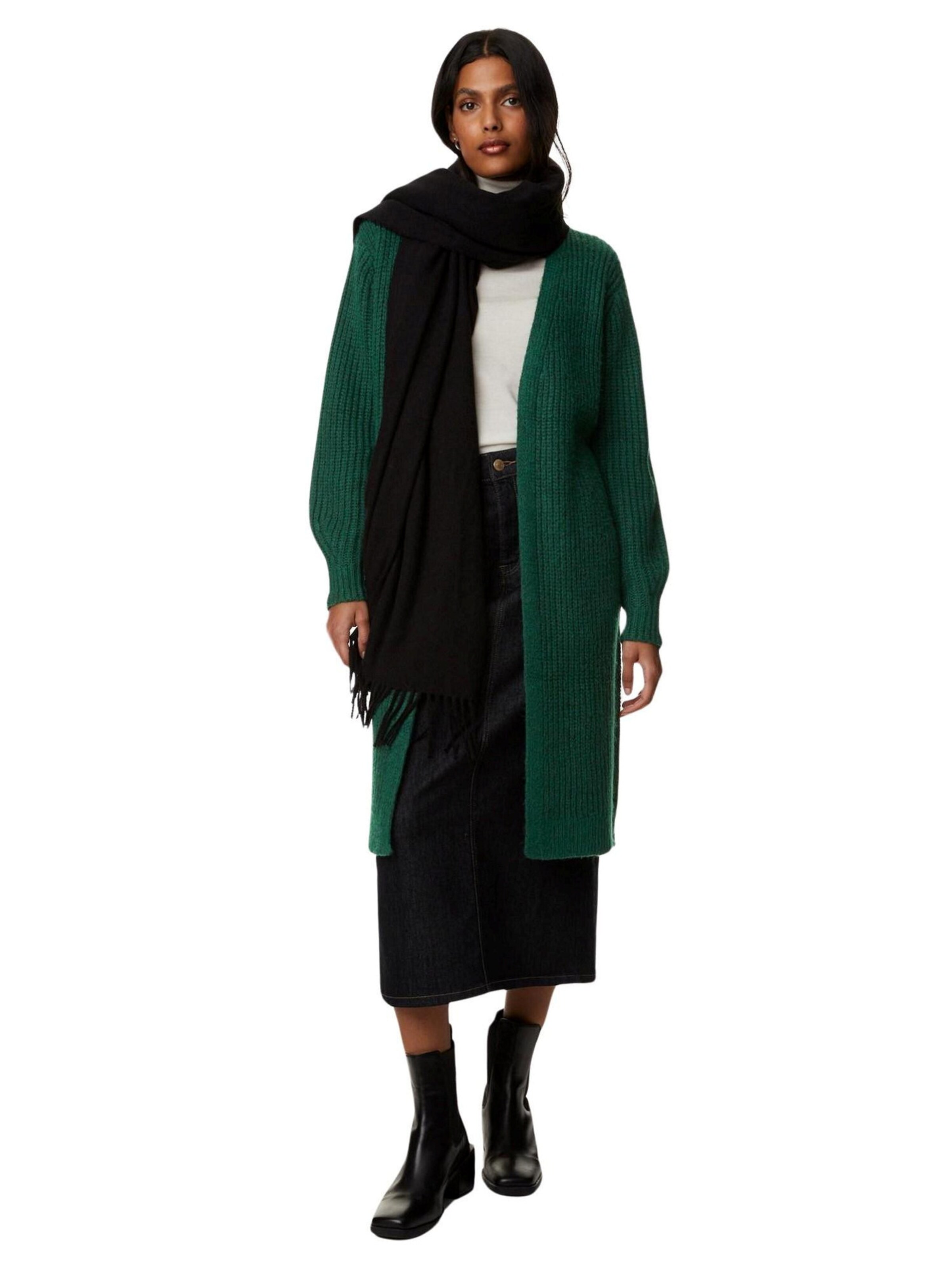 Cardigan Marks & Spencer en vert : devant